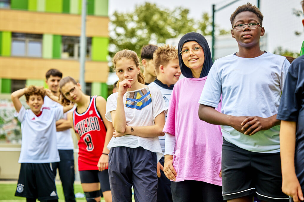 Kinder am Safe-Hub Berlin