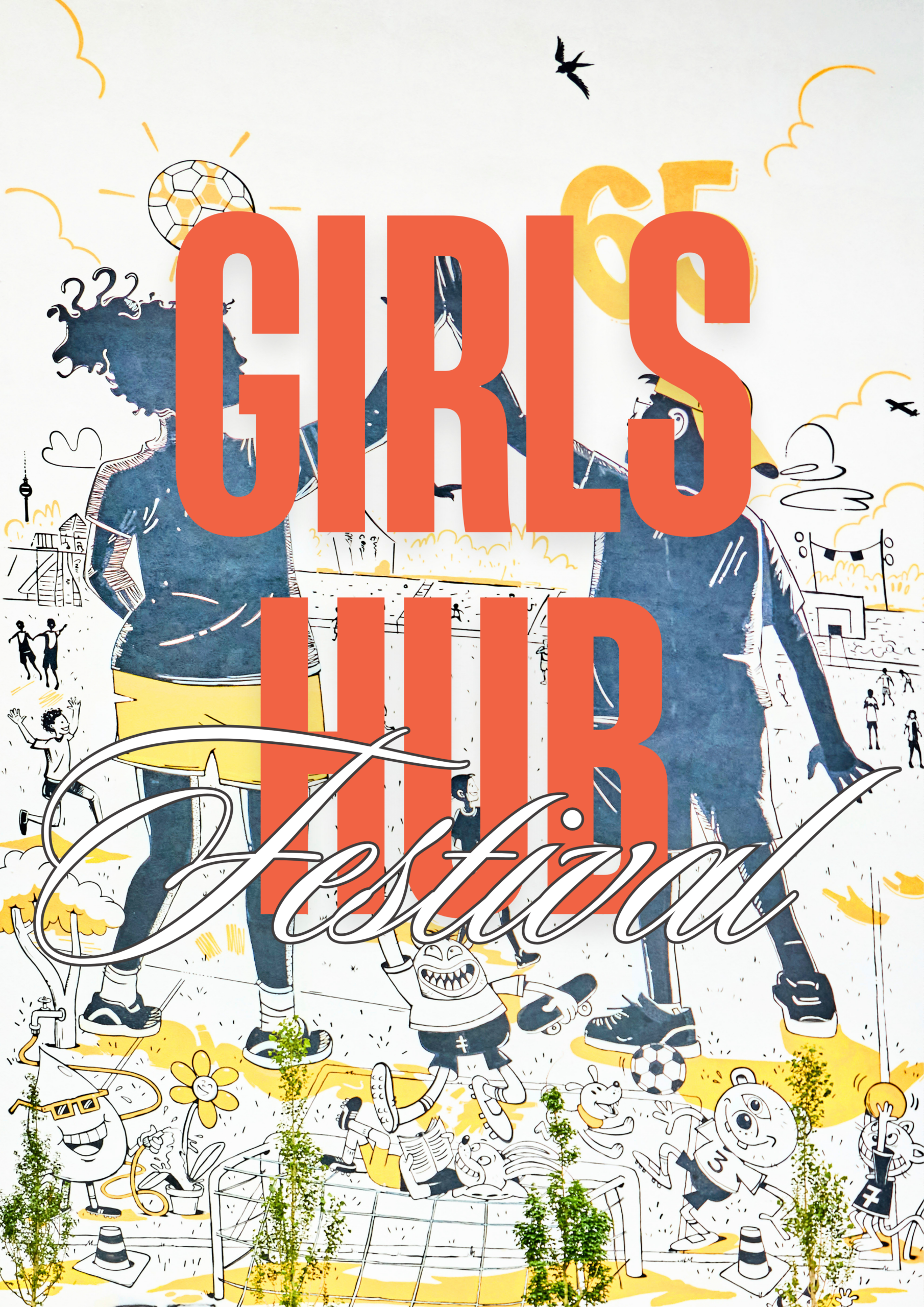 GIRLS HUB Festival Plakat Design
